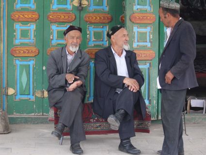 Männer der Uighuren. Foto: Rainer Feldbacher.