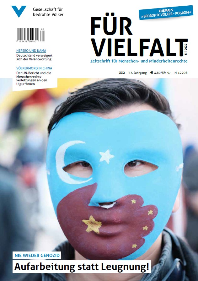 Für Vielfalt Nr. 332 - 5/2022. Nie wieder Genozid. Aufarbeitung statt Leugnung!