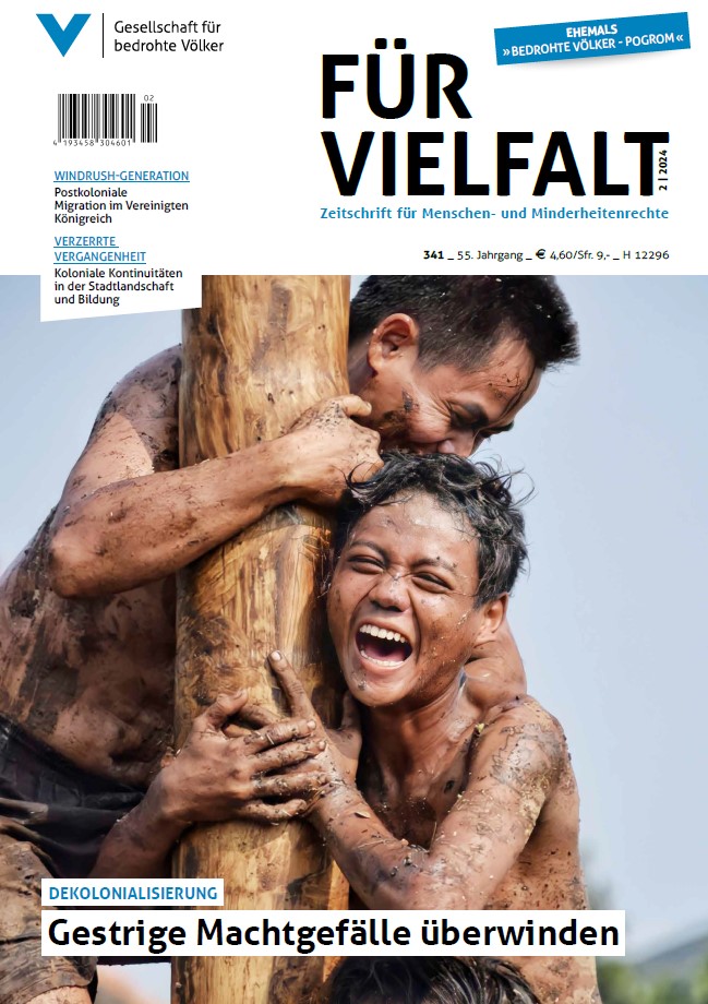 Dekolonialisierung: Gestrige Machtgefälle überwinden. Für Vielfalt 341, 2/2024
