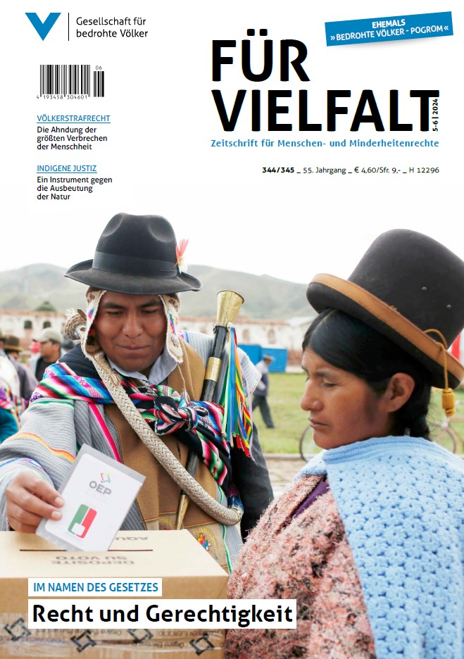 Im Namen des Gesetzes - Recht und Gerechtigkeit. Für Vielfalt 344-345, 5-6/2024