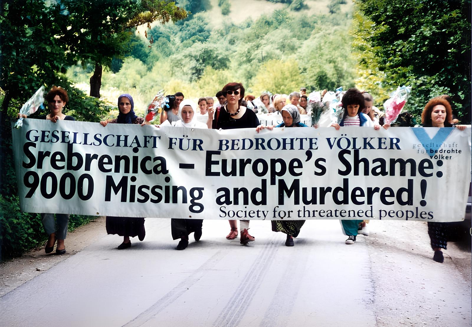 La Bosnia è un “modello” per il governo israeliano di destra? Chi parla ancora oggi di “pulizia etnica”? Foto: GfbV